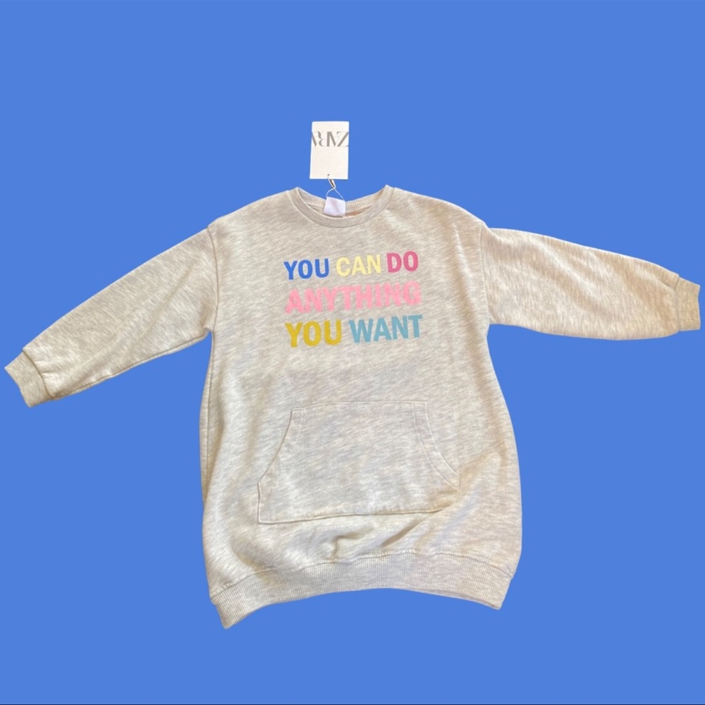 Zara kids long sweatshirt